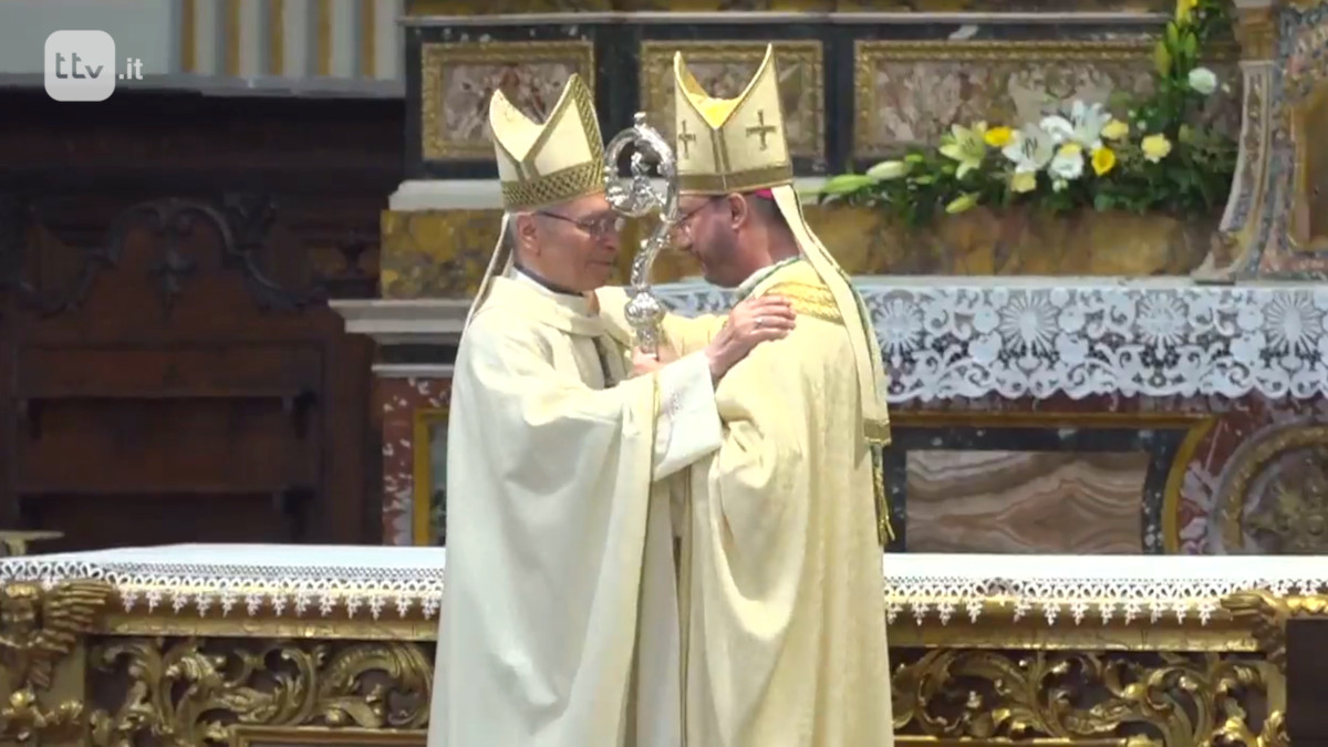 Monsignor Cancian e monsignor Paolucci Bedini