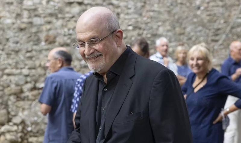 Salman Rushdie. Foto Giulia Manfroni