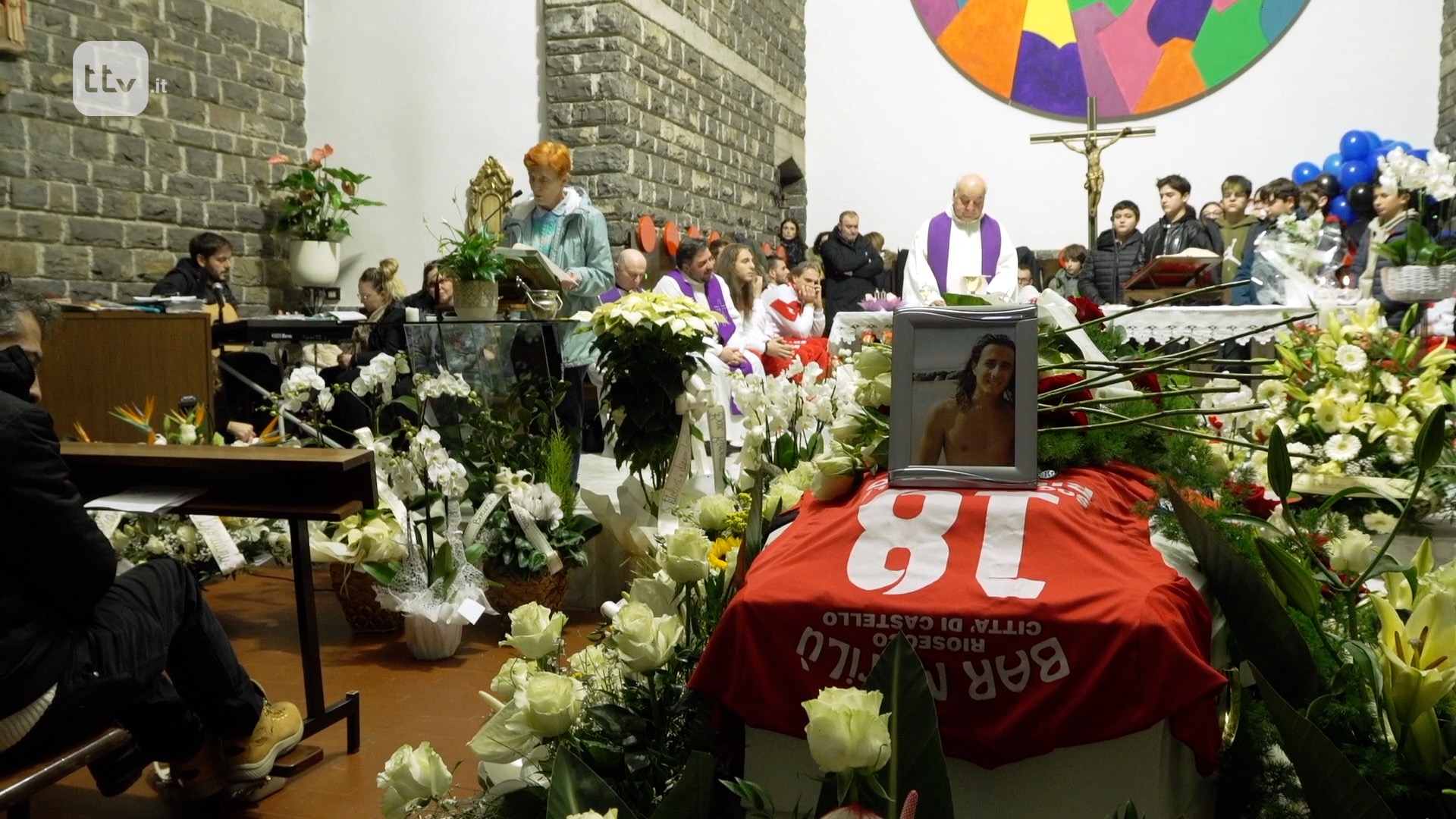 I funerali di Nico Dolfi