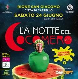 Sabato 24 giugno torna a Città di Castello "La Notte del Cocomero" - Attualità | TTV.it