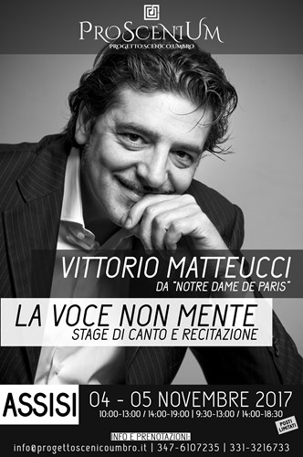 Al via le iscrizioni per il seminario condotto da Vittorio Matteucci. Un fine settimana di formazione con un istrione per eccellenza - Attualità | TTV.it