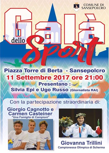Appuntamento questa sera in Piazza Torre di Berta con il Galà dello Sport 2017 - Sport | TTV.it