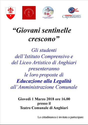 "Giovani sentinelle crescono": gli studenti presentano all'amministrazione un progetto sull'educazione alla legalità - Attualità | TTV.it