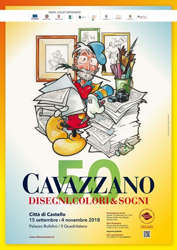 Cavazzano 50. Disegni, colori e sogni: questo sarà il titolo dell'edizione 2018 della Mostra del fumetto - Cultura | TTV.it