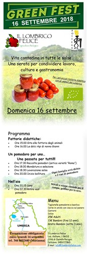 Ultime ore per prenotarsi al Green Fest del Lombrico felice. 1 Ultime ore per prenotarsi al Green Fest del Lombrico felice. - Ambiente | TTV.it