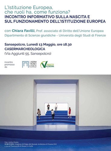 Elezioni Europee: a CasermArcheologica incontro informativo sulle istituzioni comunitarie - Attualità | TTV.it