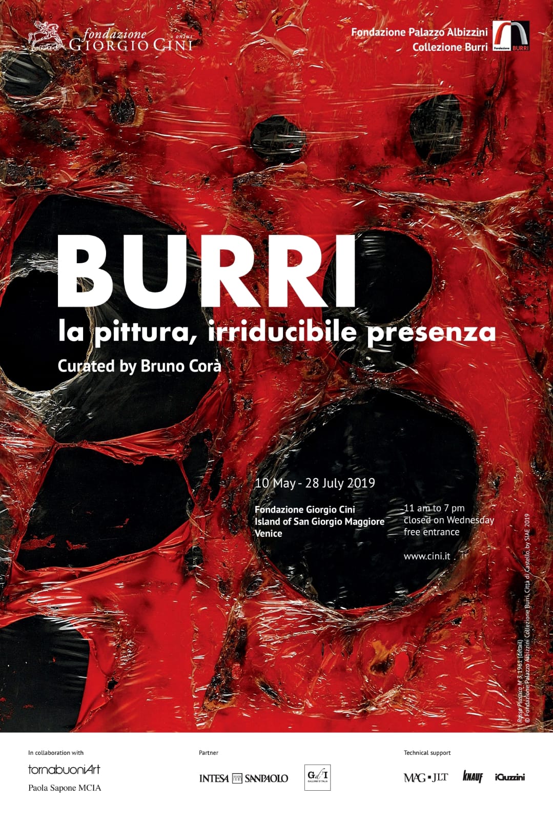 Successo per burri a Venezia. In due mesi di mostra oltre 67mila visitatori. - Cultura | TTV.it