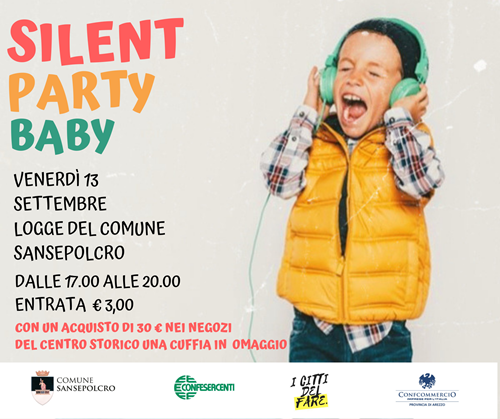 La moda dell'estate sbarca a Sansepolcro. Venerdì 13 settembre grandi e piccini al "Silent Party" sotto le Logge. 1 La moda dell'estate sbarca a Sansepolcro. Venerdì 13 settembre grandi e piccini al "Silent Party" sotto le Logge. - Attualità | TTV.it