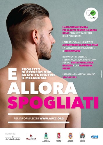 Alla Farmacia Comunale 2 la campagna di prevenzione del melanoma “E allora spogliati” lanciata dall'Aucc - Attualità | TTV.it