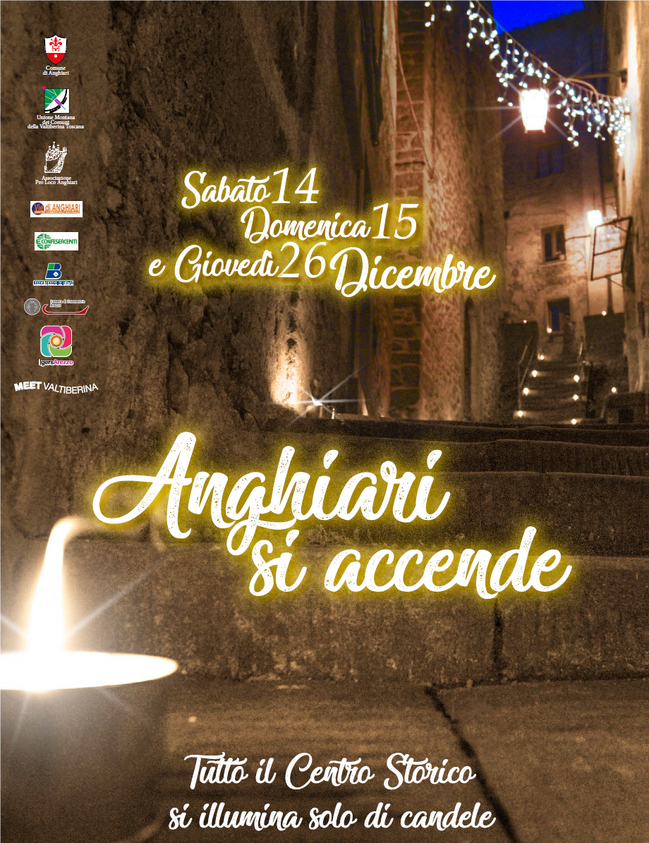 Si avvicina il Natale e il borgo di Anghiari spegne le luci per illuminarsi solo di candele - Attualità | TTV.it