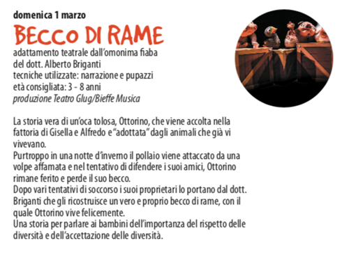 Bambini a teatro, a Sansepolcro prende il via il calendario di spettacoli dedicati ai più piccoli 3 Bambini a teatro, a Sansepolcro prende il via il calendario di spettacoli dedicati ai più piccoli - Cultura | TTV.it