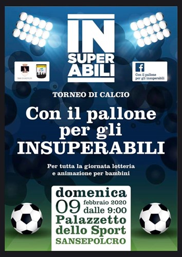 Sport e solidarietà: domenica 9 febbraio il torneo “Con il pallone per gli Insuperabili” 1 Sport e solidarietà: domenica 9 febbraio il torneo “Con il pallone per gli Insuperabili” - Sport | TTV.it