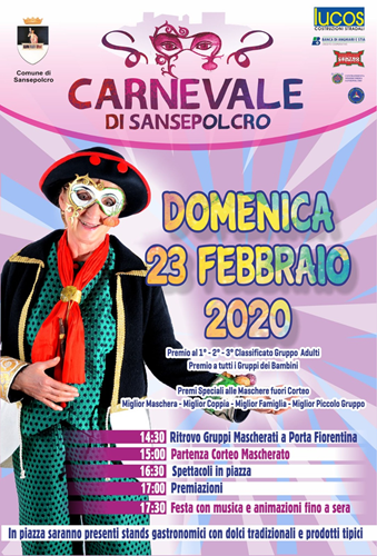 Presentato il programma dell’edizione 2020 del Carnevale di Sansepolcro - Attualità | TTV.it