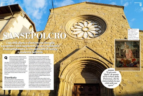 La città di Sansepolcro sulla rivista "Viaggiare con gusto", l'amministrazione punta sul turismo della fase2 2 La città di Sansepolcro sulla rivista "Viaggiare con gusto", l'amministrazione punta sul turismo della fase2 - Attualità | TTV.it
