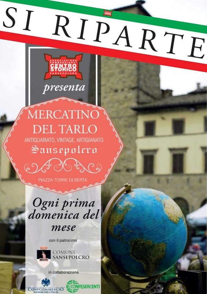 Torna l'antiquariato del "Mercatino del Tarlo" a Sansepolcro 1 Torna l'antiquariato del "Mercatino del Tarlo" a Sansepolcro - Attualità | TTV.it