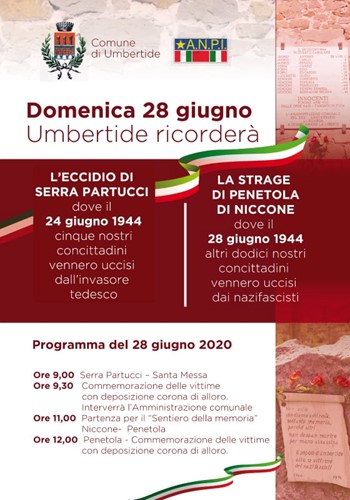 Umbertide commemora le vittime di Serra Partucci e Penetola - Attualità | TTV.it