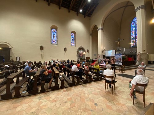 Restaurato l'affresco di Giovanni Muzi, ieri cerimonia di riconsegna 2 Restaurato l'affresco di Giovanni Muzi, ieri cerimonia di riconsegna - Cultura | TTV.it