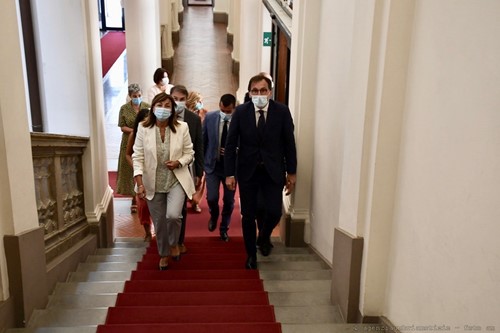 Il Ministro Boccia in visita ufficiale in Umbria. Molti i temi trattati con la presidente Tesei - Attualità | TTV.it
