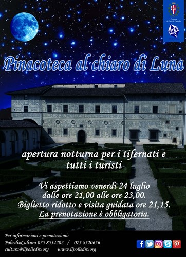 "Pinacoteca al chiaro di luna", dal 24 luglio un nuovo appuntamento 1 "Pinacoteca al chiaro di luna", dal 24 luglio un nuovo appuntamento - Cultura | TTV.it