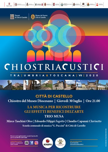 La musica della rassegna "Chiostri acustici" risuonerà a Città di Castello. Appuntamento con il trio Musa - Cultura | TTV.it