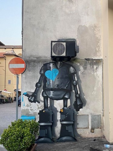 Street Art a Sansepolcro in segno di cultura e di pace 1 Street Art a Sansepolcro in segno di cultura e di pace - Cultura | TTV.it