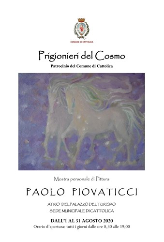 "Prigionieri del Cosmo". Tornano in mostra le opere Prigionieri del Cosmo nell’Atrio del Palazzo del Turismo di Cattolica - Cultura | TTV.it
