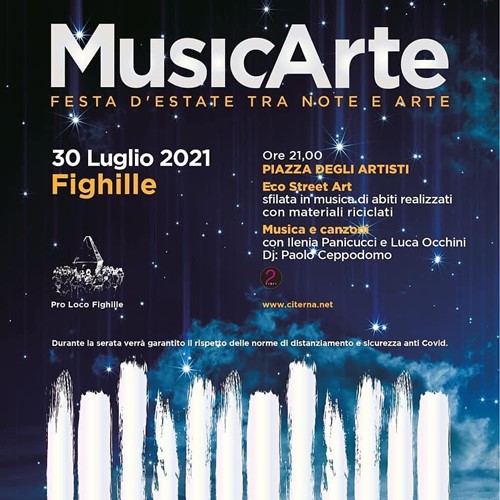 Creazioni in piazza con “MusicArte”: una serata tra colori e musica a Fighille 1 Creazioni in piazza con “MusicArte”: una serata tra colori e musica a Fighille - Attualità | TTV.it