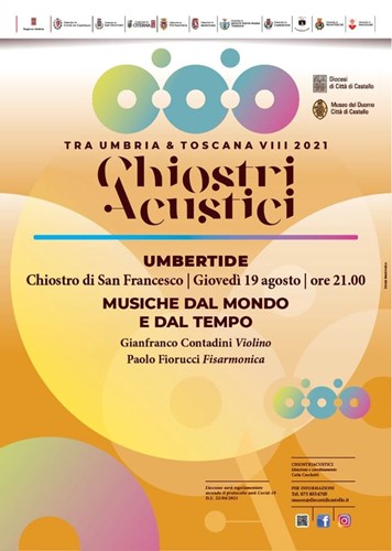 Chiostri Acustici, ultimo evento il 19 agosto a Umbertide 1 Chiostri Acustici, ultimo evento il 19 agosto a Umbertide - Cultura | TTV.it