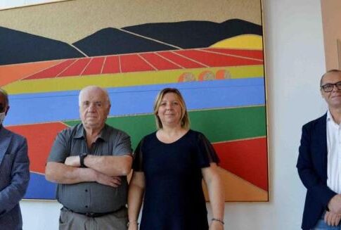 stefano-lazzari-con-padre-sorella-e-sindaco stefano-lazzari-con-padre-sorella-e-sindaco