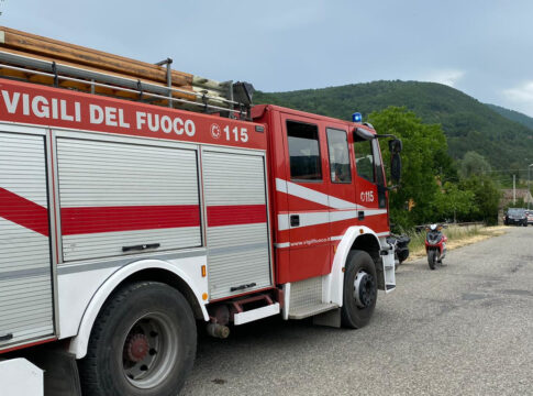 cadutone incidente2 I mezzi di soccorso