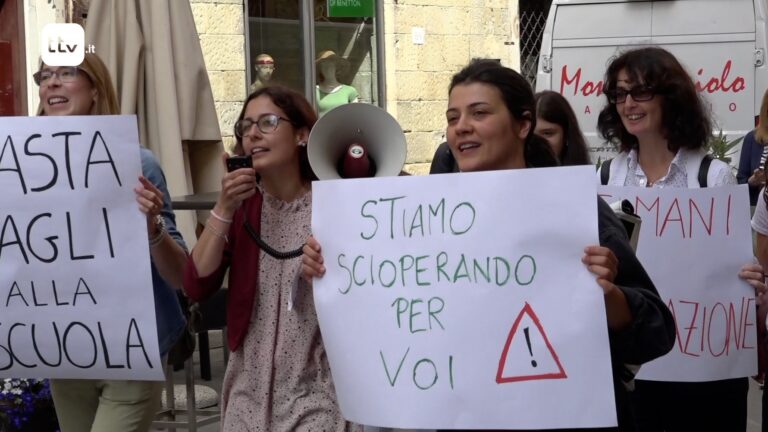 Sciopero insegnanti sansepolcro
