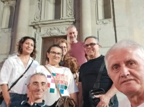 amici in carrozzina2 amici in carrozzina mosaico