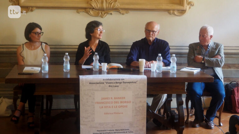 Da sinistra a destra: Francesca Mercati, Maria Beltramini, James R. Banker e Libero Alberti