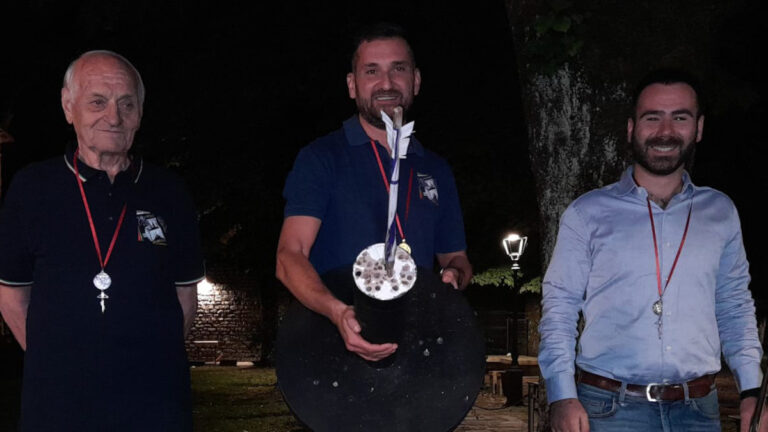 Il podio del Palio di Sant'Egidio 2022