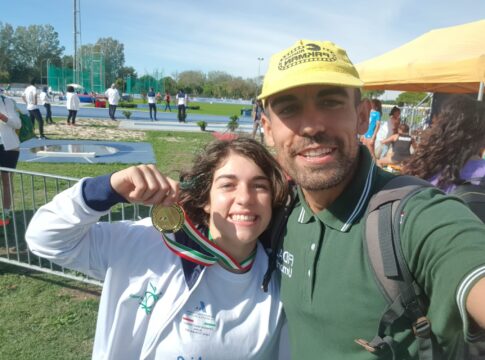 Clizia Burzicchi e Allenatore Nicola Mancini