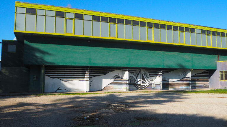 l'esterno della palestra 