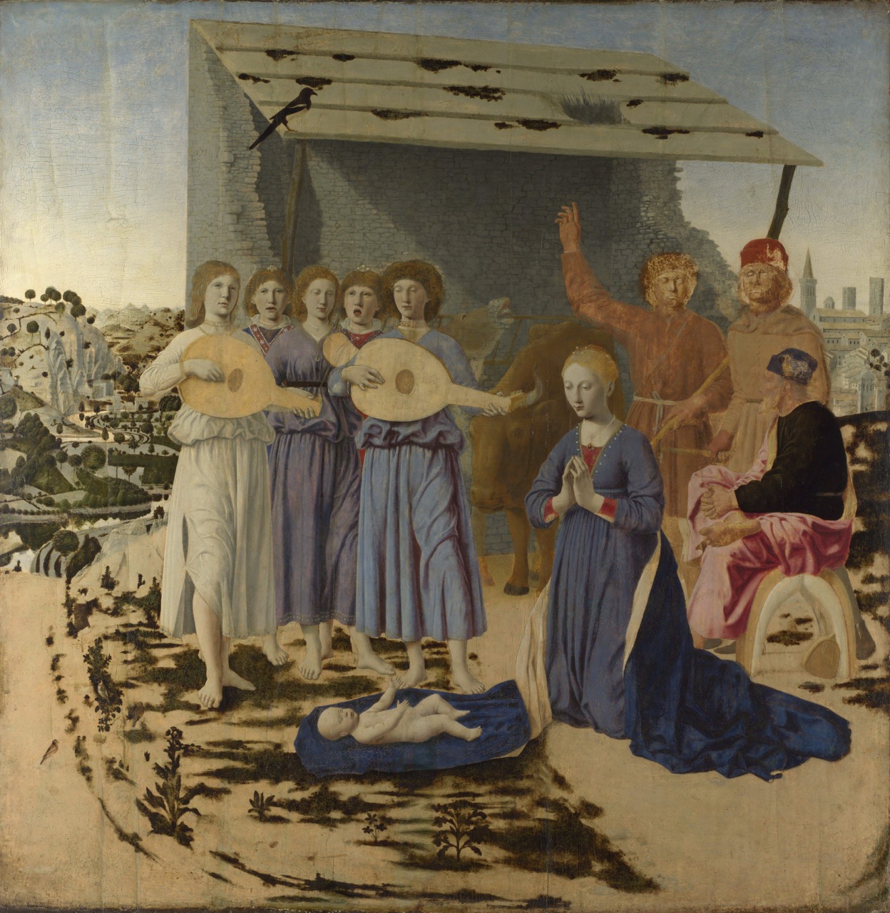 La Natività prima del restauro
