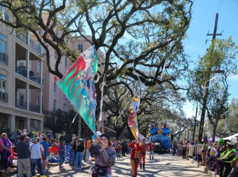 CARNEVALENO4 Sbandieratori di Sansepolcro a New Orleans
