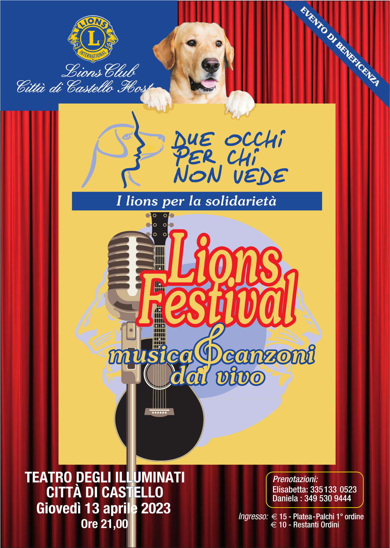 Musica e canzoni dal vivo, il Lions Festival a teatro 1 Lions Fest