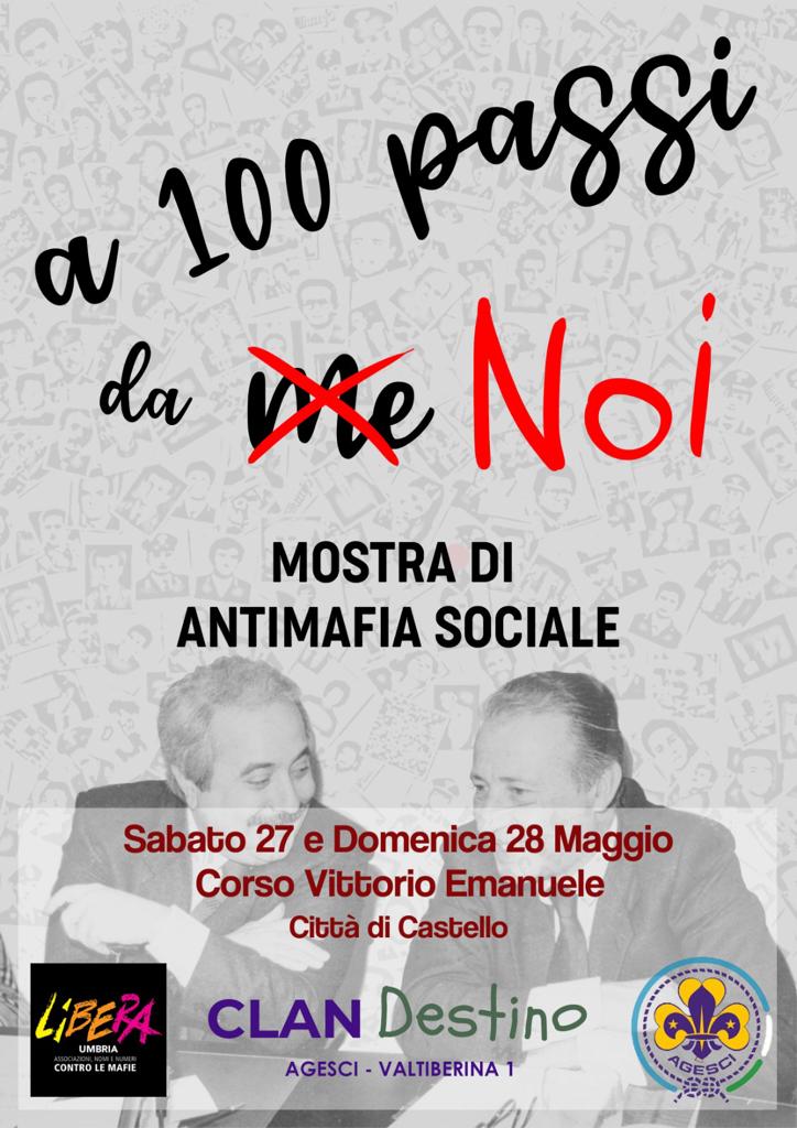 Una mostra sull’antimafia: l’iniziativa degli Scout Agesci Valtiberina 1 1 locandina