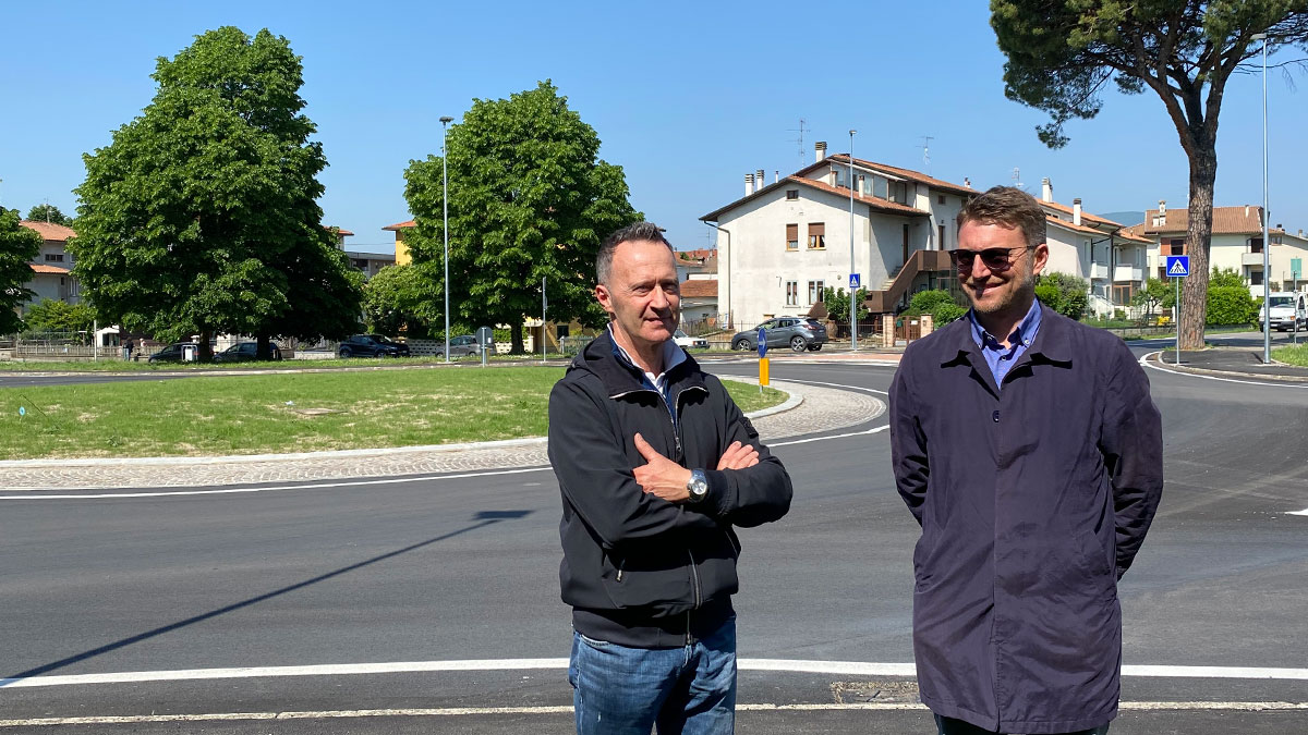Nuova rotatoria in Via Tiberina Sud, via ai lavori 1 rotatoria sansepolcro