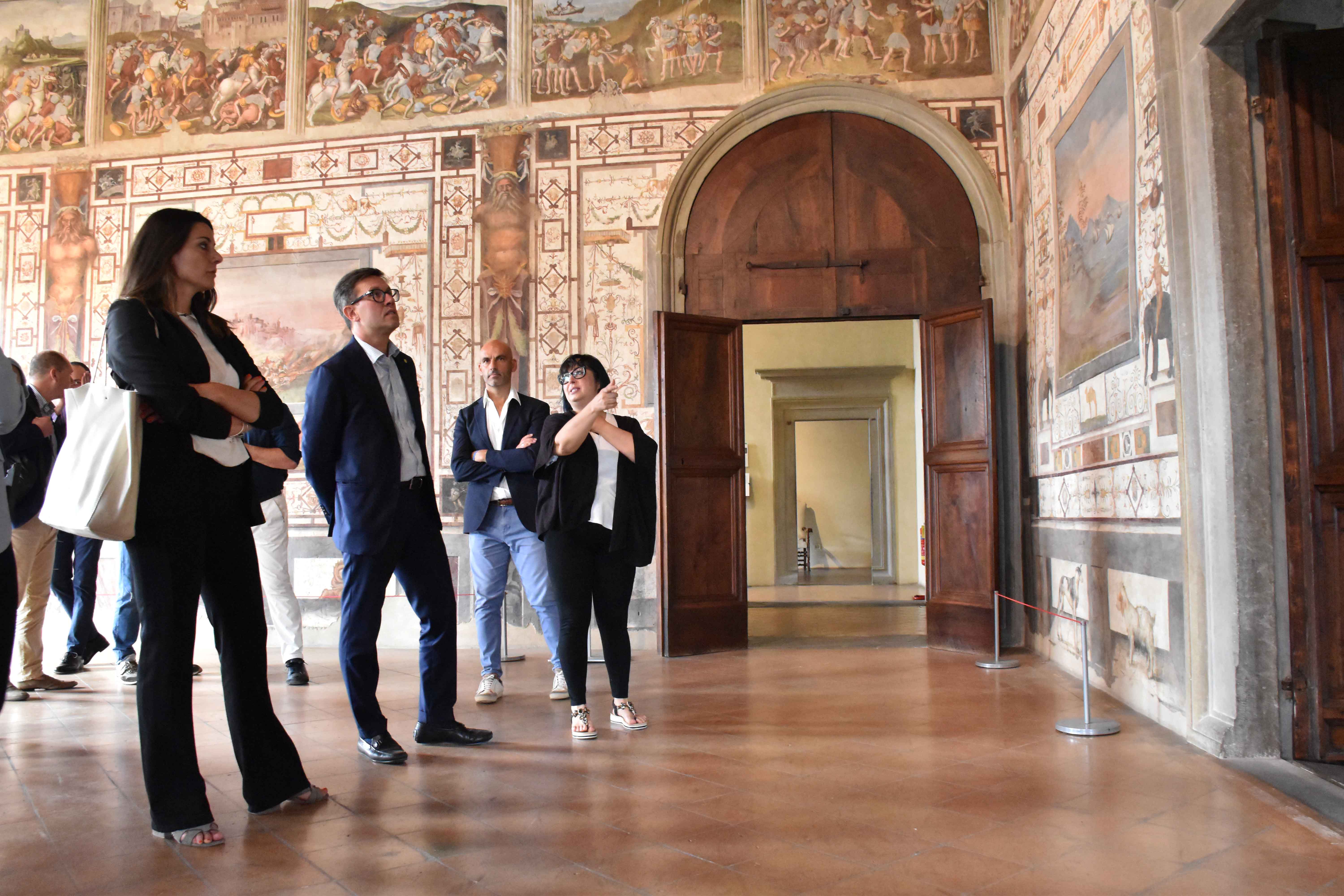 Città di Castello: la visita in Pinacoteca del sindaco di Firenze, Dario Nardella 1 cdc visita nardella