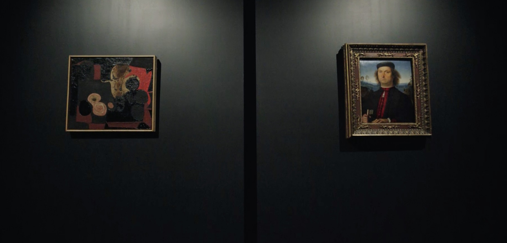 Da Perugino a Burri, una mostra sul “Nero” dei due artisti umbri 1 perugia mostra burri perugino 1