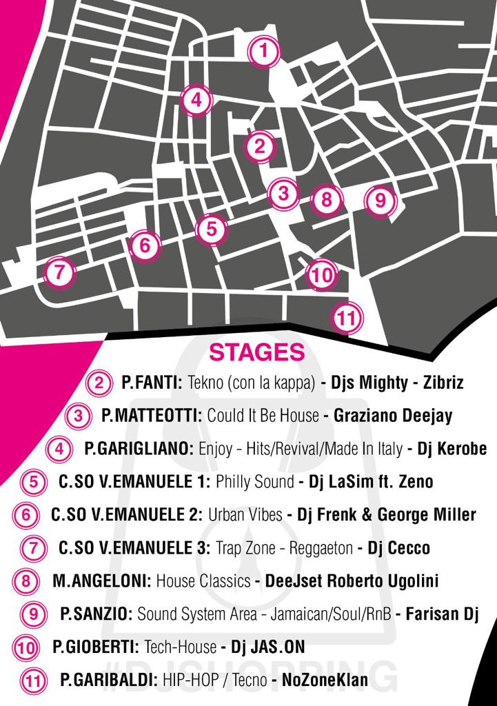 Città di Castello, giovedì il concerto di Dj Ralf in Piazza Gabriotti 2 cdc dj shopping mappa 1