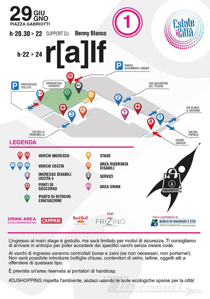 Città di Castello, giovedì il concerto di Dj Ralf in Piazza Gabriotti 1 cdc ralf mappa 1