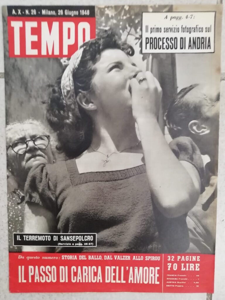 Terremoto Sansepolcro 1948 - Tempo