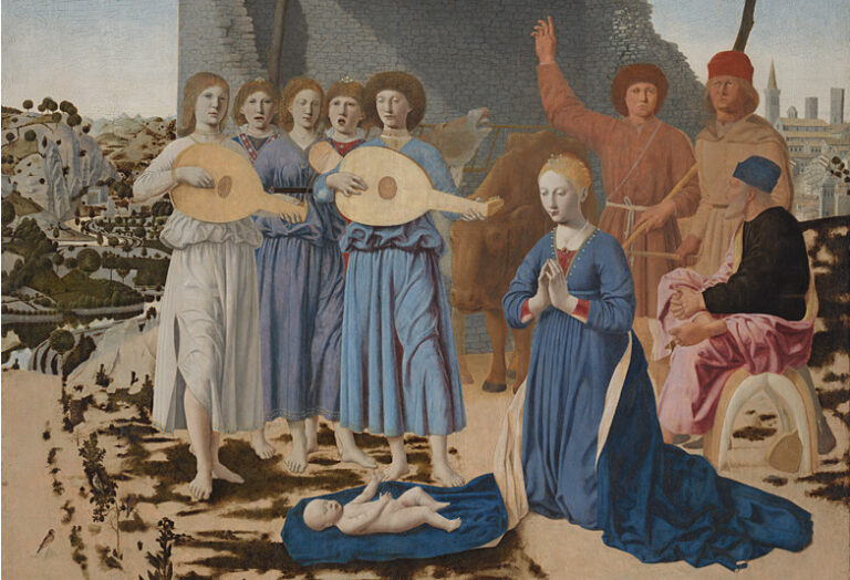 La Natività, parte centrale