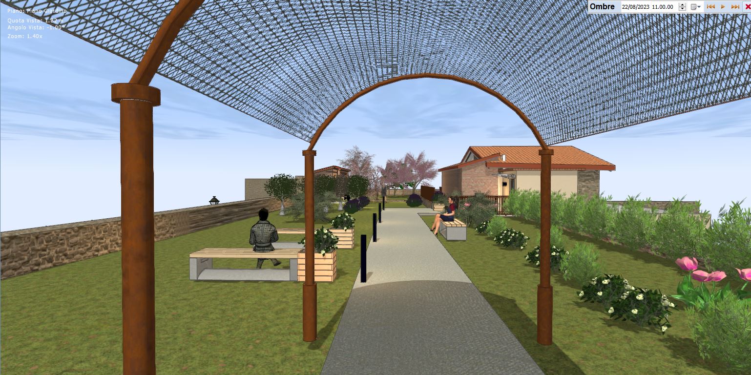 Tutto pronto per il recupero di uno spazio tra i più suggestivi del centro storico di Sansepolcro 3 Rendering del progetto