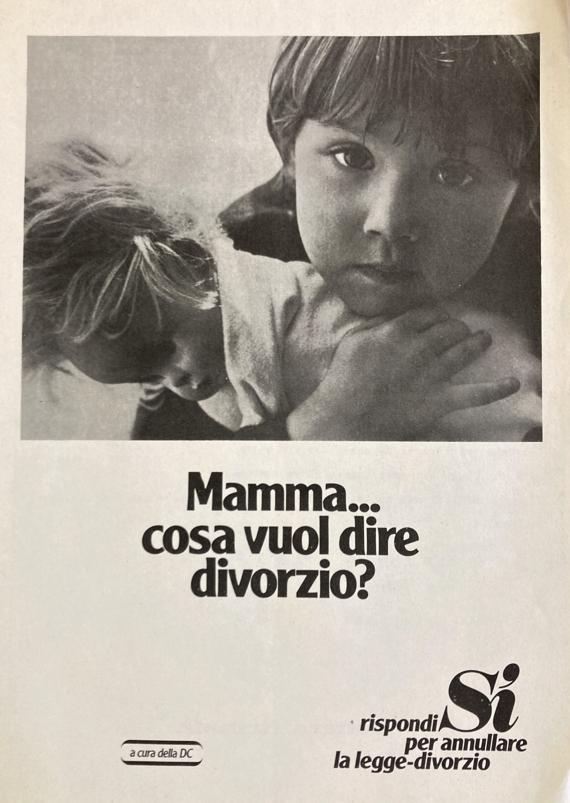Manifesti Referendum per il Sì