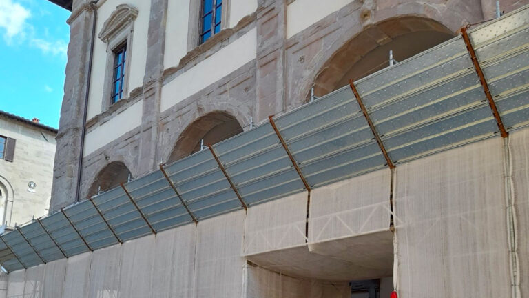 palazzo delle laudi impalcatura